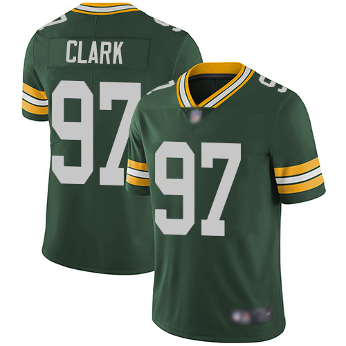 Green Bay Packers Limited Green Men #97 Clark Kenny Home Jersey Nike NFL Vapor Untouchable->youth nfl jersey->Youth Jersey
